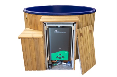 CITY TUB ARCTIC 30KW GAS HEATER, COBALT BLUE